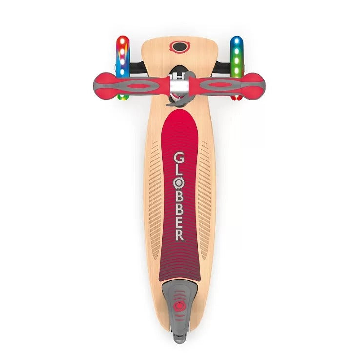 Primo Foldable Wood Light Up Wheels Red