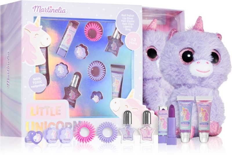 Martinelia Little Unicorn Teddy And Beauty Set