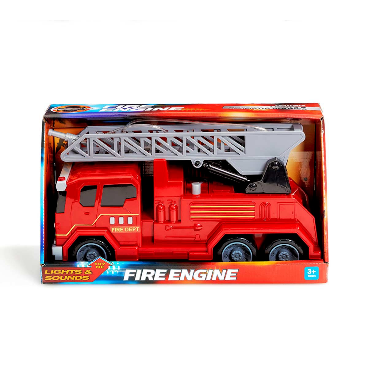 Friction Lights and Sounds Fire Truck