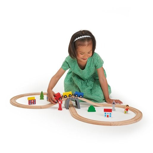 Woodlets 30 Piece Train Set