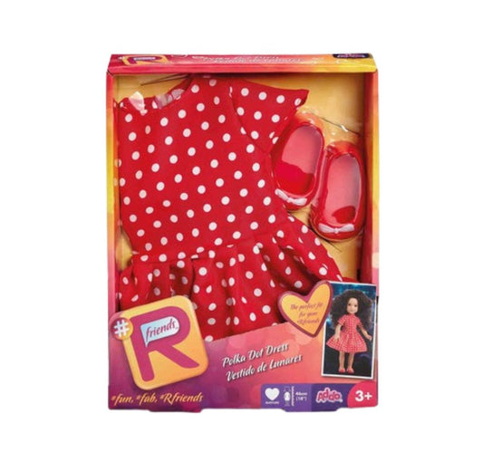 #Rfriends Polka Dot Dress Red