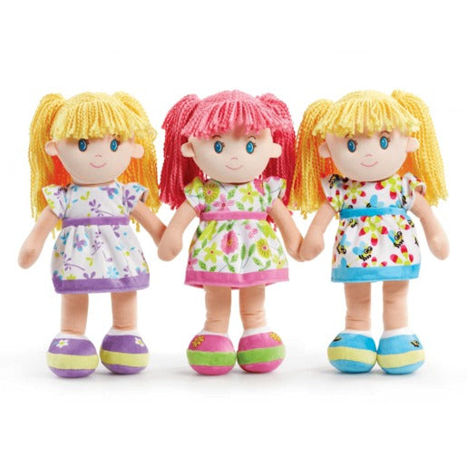 Snuggle Buddies 40cm Rag Doll Assorted color