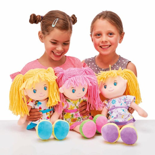 Snuggle Buddies 40cm Rag Doll - Pink