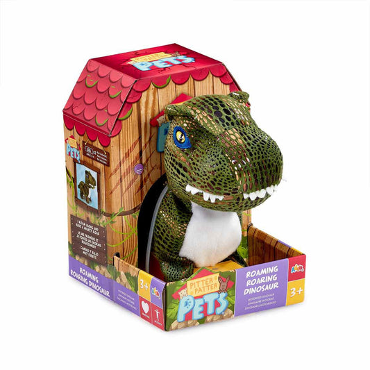 Pitter Patter Pets Roaming Roaring Dinosaur - Green T-Rex Electronic Pet