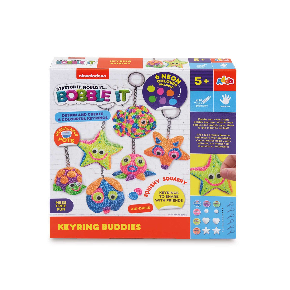 Nickelodeon Bobble It Keyring Buddies Craft Set