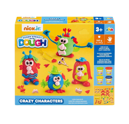 Nickelodeon Junior Ready Steady Dough Crazy Characters Playset