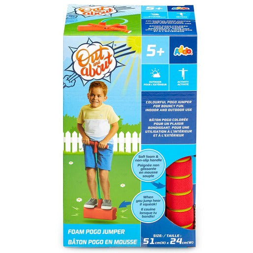 Out and About Foam Pogo Jumper Red