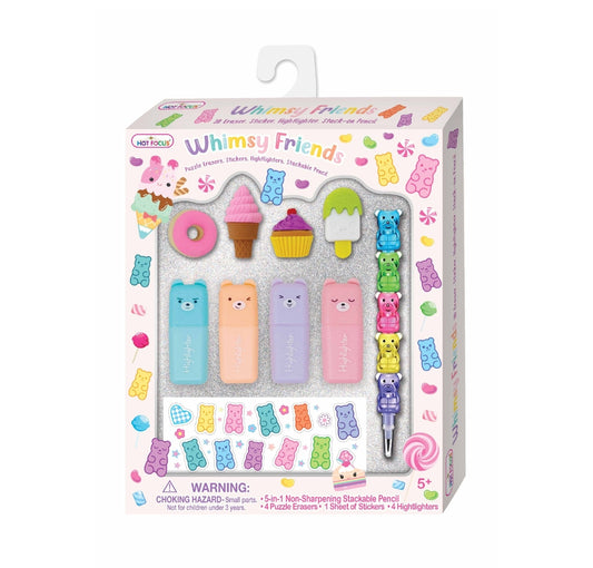 Whimsy Friends Gummy Bear Eraser