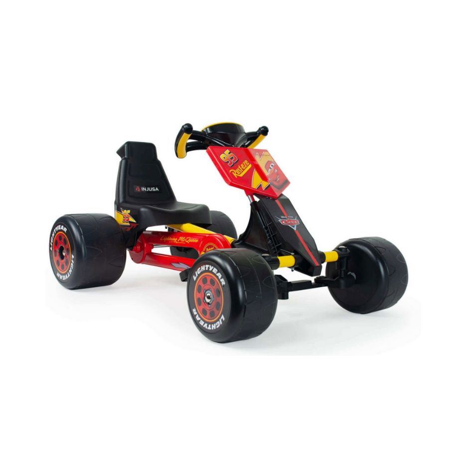 Injusa Lightning McQueen Go Kart – TheToyShoplb