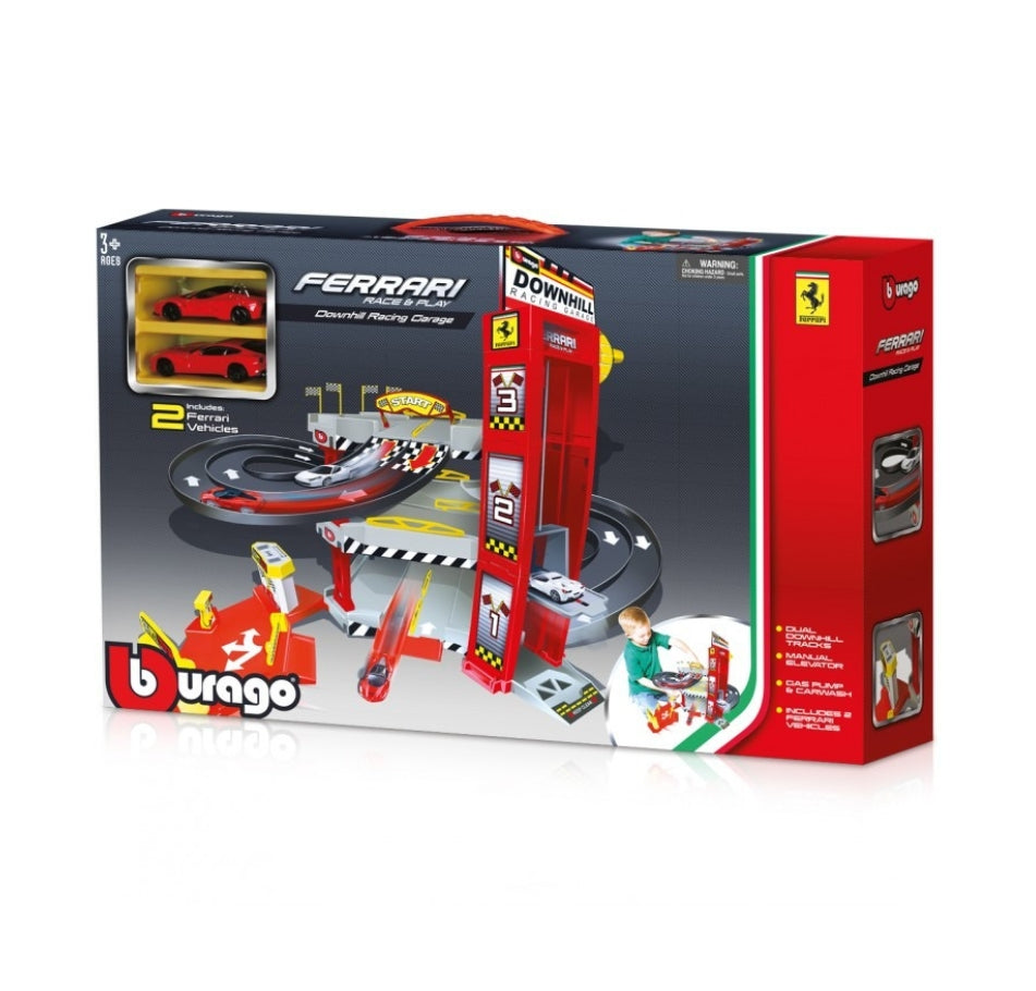 Burago Ferrari Downhill Racing Garage
