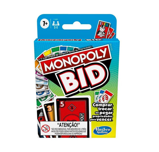 Monopoly Bid Card Game