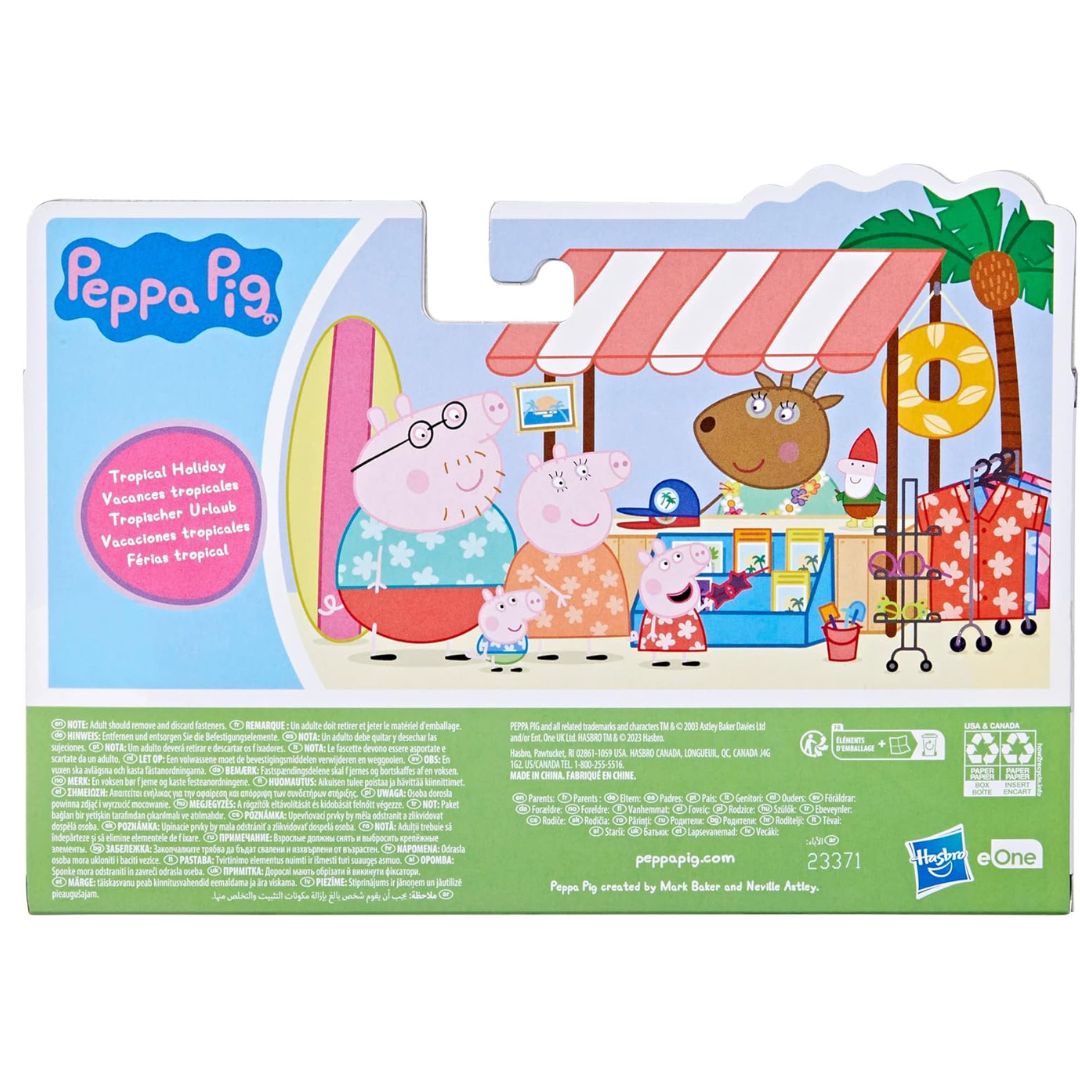 Peppa Pig Tropical Holiday 4 Figure Pack