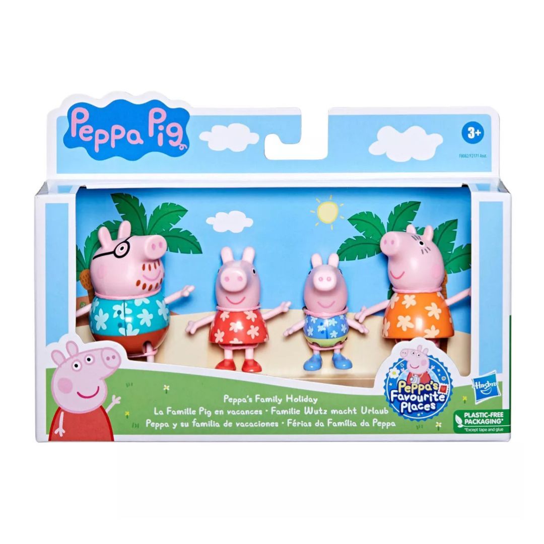 Peppa Pig Tropical Holiday 4 Figure Pack