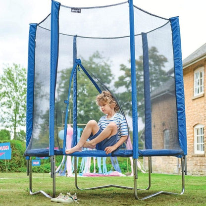 Plum Junior Springsafe Trampoline & Enclosure - Blue