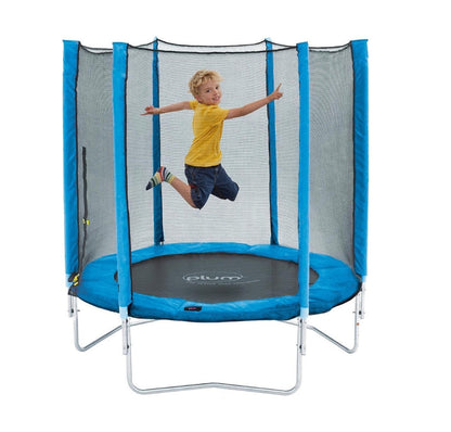 Plum Junior Springsafe Trampoline & Enclosure - Blue 4.5ft