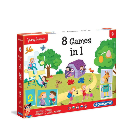 Clementoni Educational Game 8 Games in 1