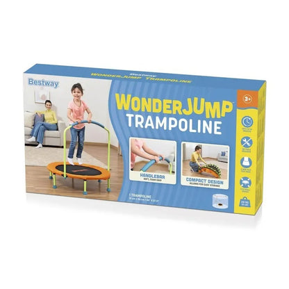 Wonderjump 91cm Indoor/Outdoor Trampoline with Safety Bar