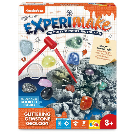 Nickelodeon Experimake Gemstone Geology Science Kit