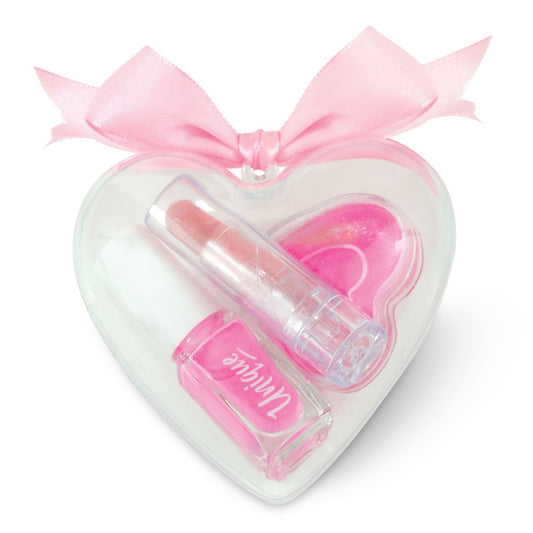 Unique Boutique Mini Heart Makeup Set Assorted