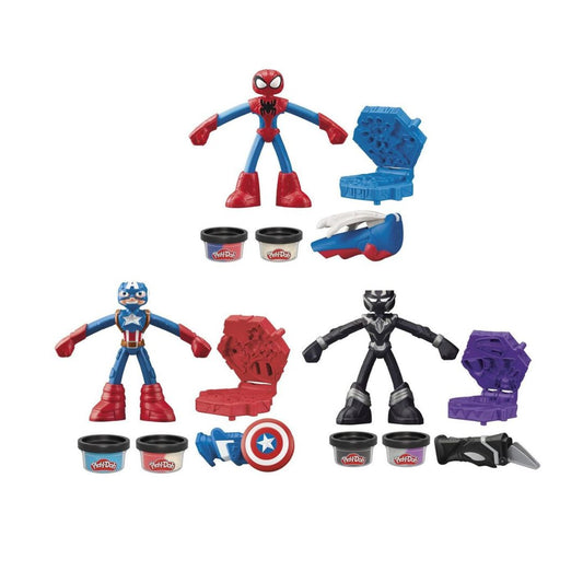 Marvel PlayDoh Action Figures Assorted