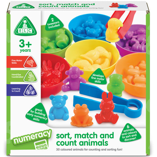 Sort,Match and Count Animals Game