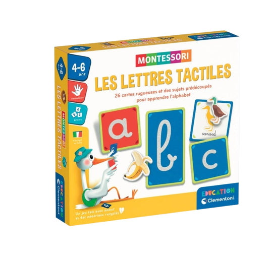 Clementoni Les Lettres Tactiles Montessori