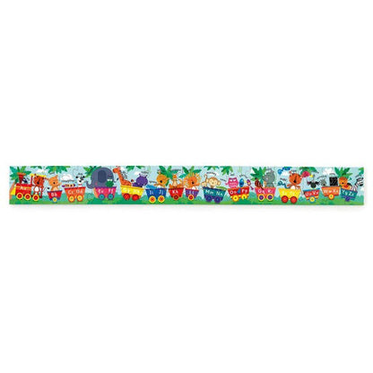 Alphabet Jungle Train Jigsaw Puzzle 36 Pieces