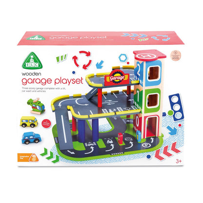 Wooden Garage Playset