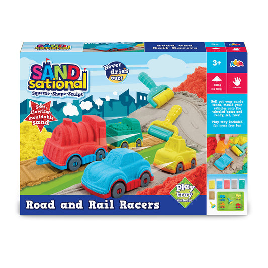 SANDSational Road and Rail Racers Craft Set
