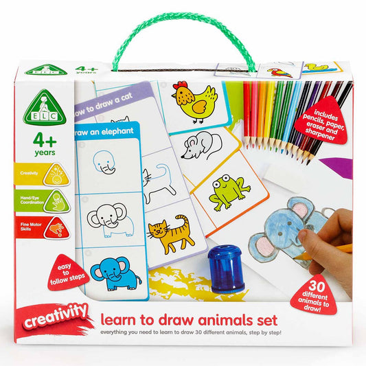 Elc Learn To Draw Animals Set