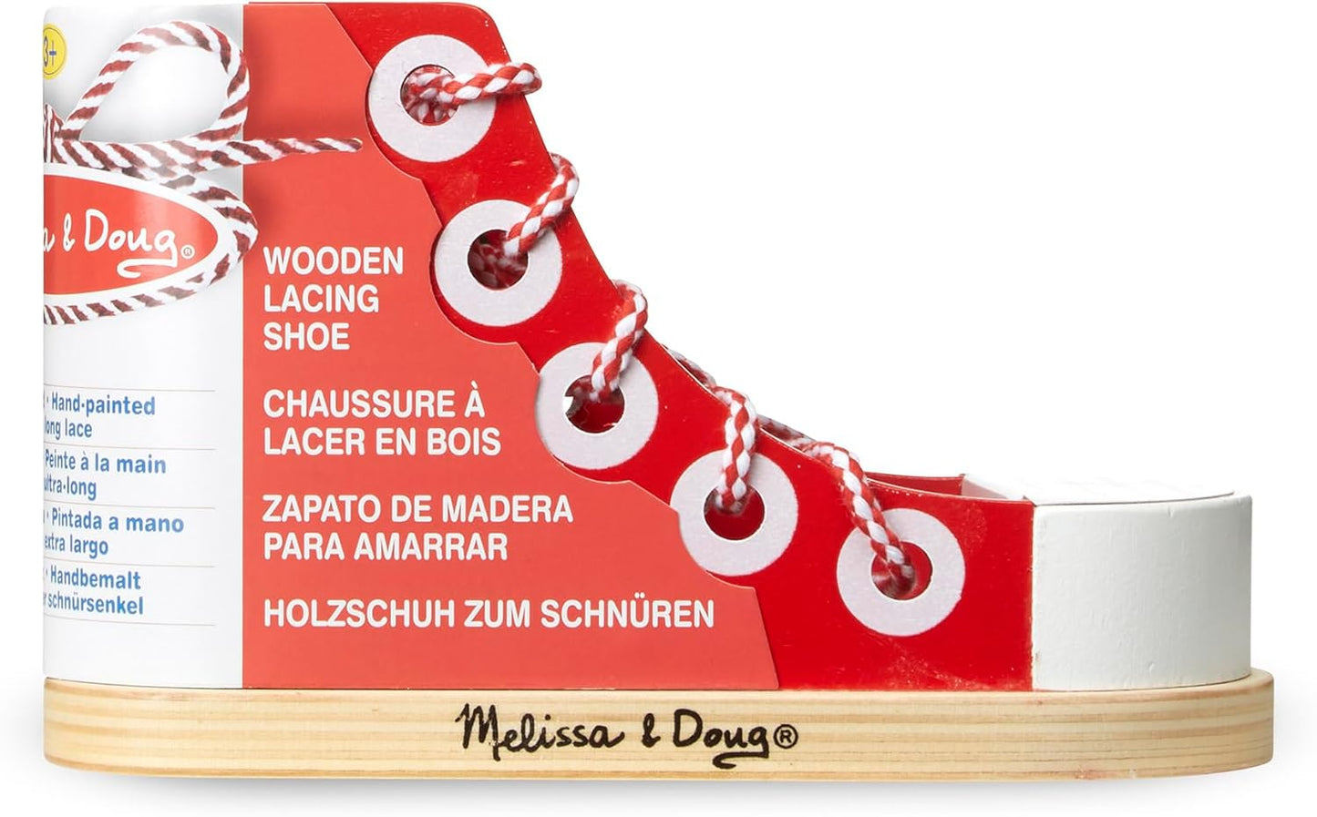 Wooden Lacing Shoe