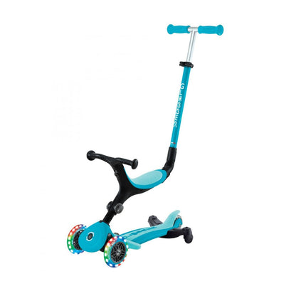 Globber Go Up Active Lights 360° Scooter Aqua Blue