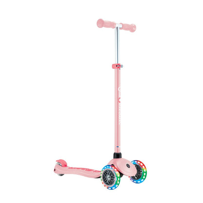 Globber Primo Lights 3 Wheel Light-Up Pastel Pink Scooter