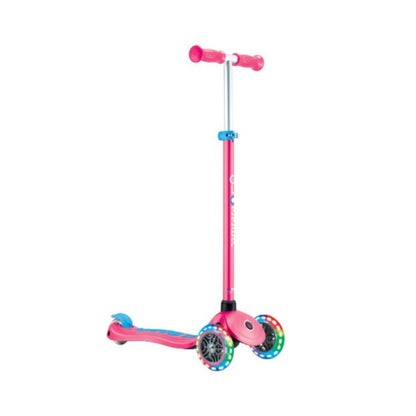 Globber Primo Lights 3 Wheel Light-Up Fushia Scooter