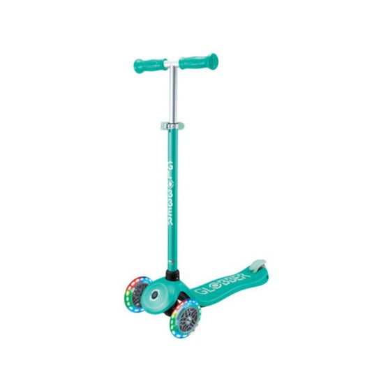 Globber Primo Lights 3 Wheel Light-Up Scooter Emerald Green
