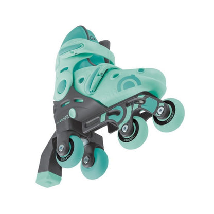 2 in 1 inline roller skates size 26-29 Minted Green