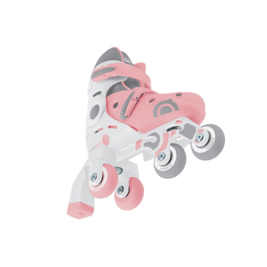 2 in 1 inline roller skates size 26-29 Pastel Pink