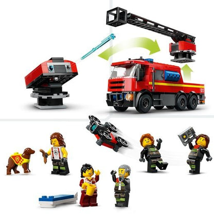 Lego City Fire Station with Fire Truck (843 Pieces)