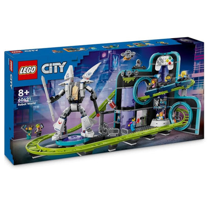 Lego City Robot World Roller Coaster Park Set