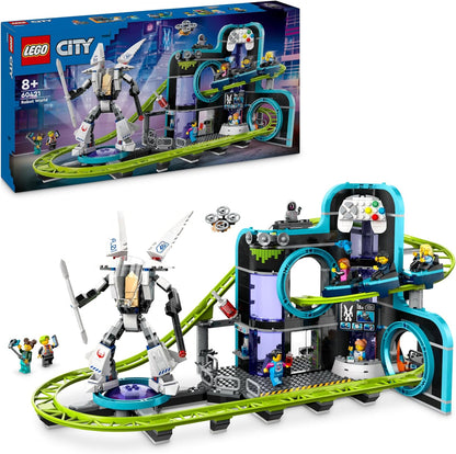 Lego City Robot World Roller Coaster Park Set