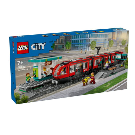 Lego City Downtown Streetcar and Station 60423