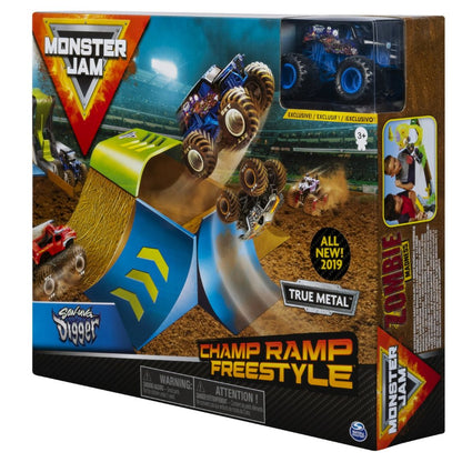 Monster Jam Official Champ Ramp Freestyle Playset