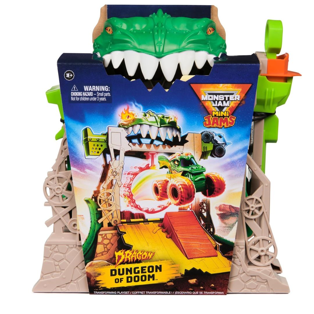 Monster Jam Dragon Dungeon of Doom Playset