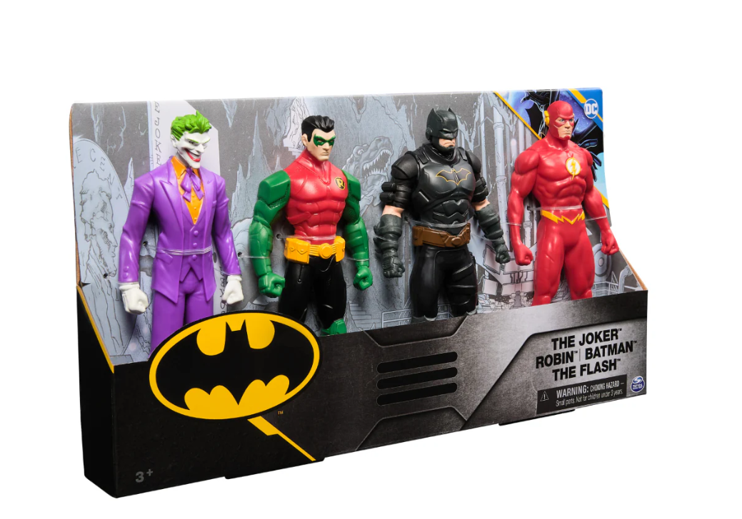 DC Super Hero and Super Villain 4-Pack