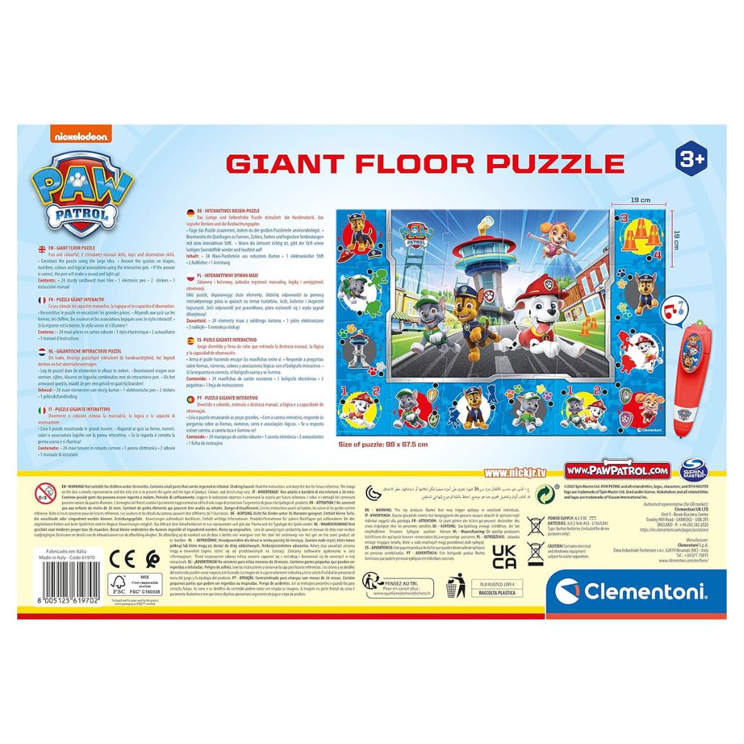 Paw Patrol Interactive Giant Floor Puzzle