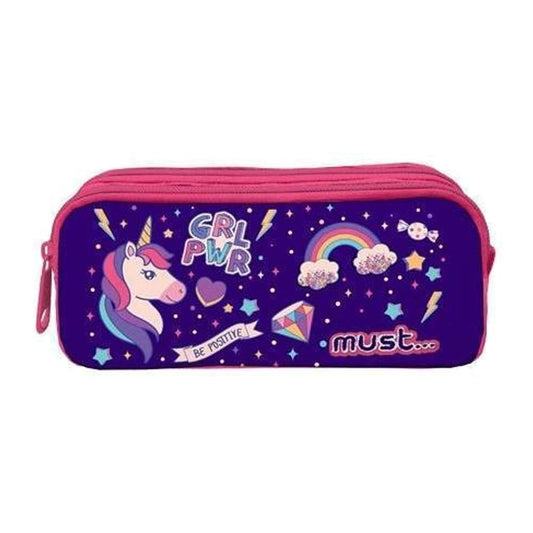 Must Be Positive Unicorn Pencil Case