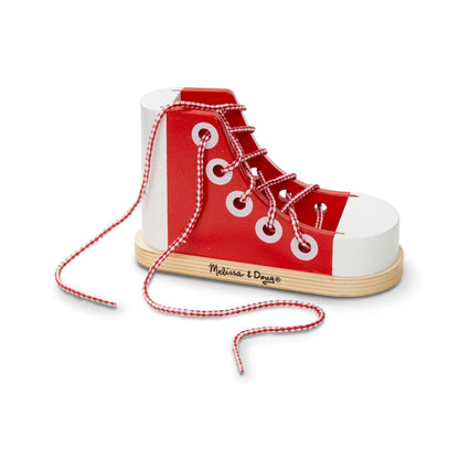 Wooden Lacing Shoe