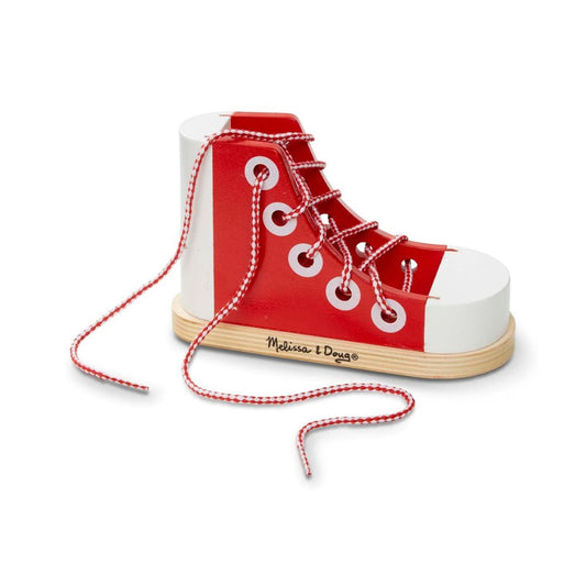 Wooden Lacing Shoe