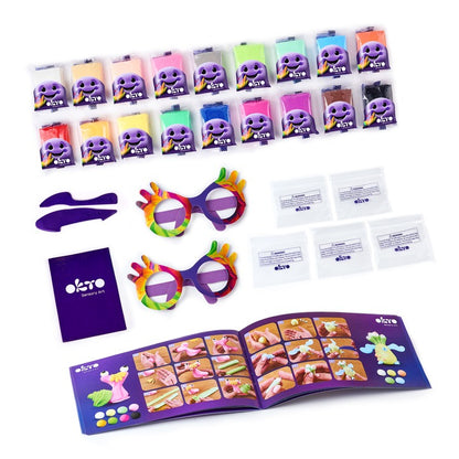 Air Clay Creativity Kit 18 Colors