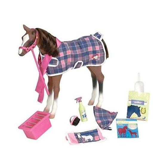 Quarter Horse Foal With Accessories